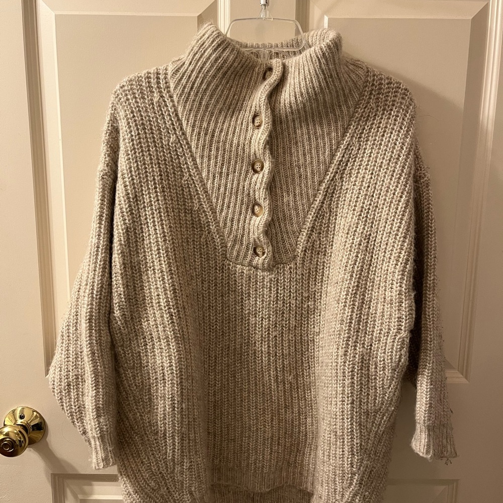 HATCH Maternity Collection Jo Oversized Sweater Alpaca Wool/Cotton